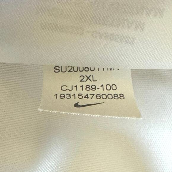 Nike Men's Clemson Tigers Striped White/Purple Polo Shirt Size XXL - Picture 7 of 7